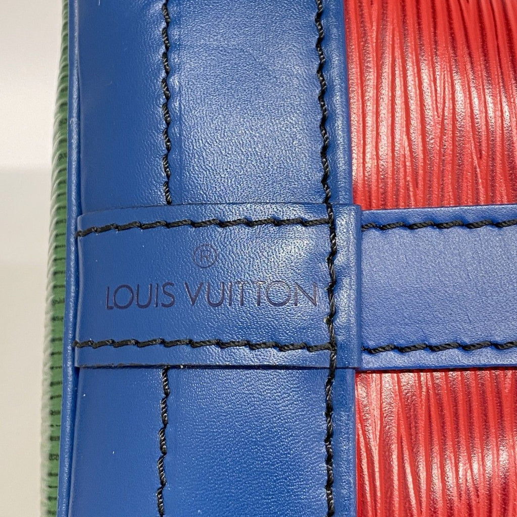 Louis Vuitton Shoulder Bag Epi Noe Castilian Red Toledo Blue Borneo Green — view 5