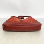 Gucci Handbag GG Canvas Jackie Red Silver — view 3