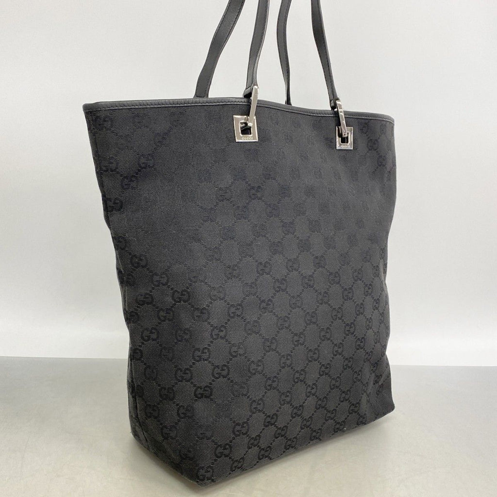 Gucci Tote GG Canvas Black Silver — view 2
