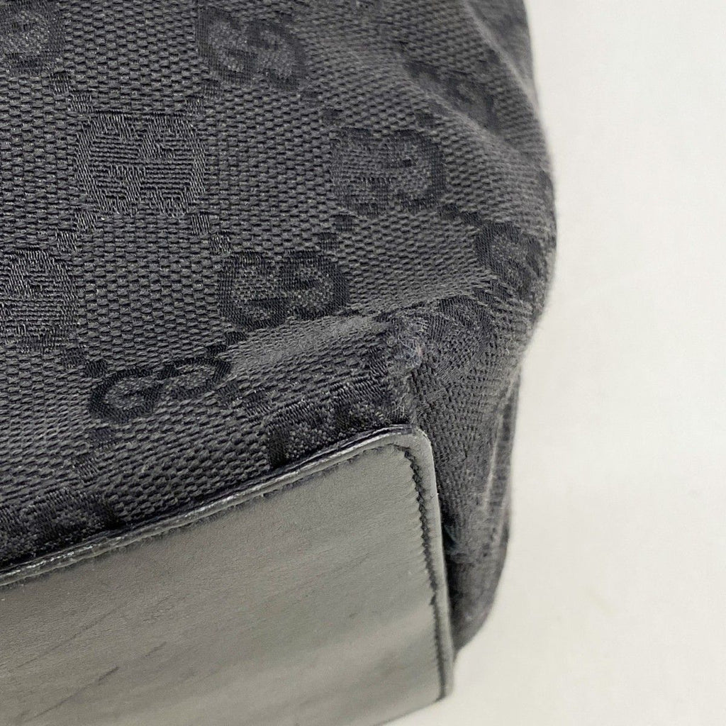 Gucci Tote GG Canvas Black Silver — view 7