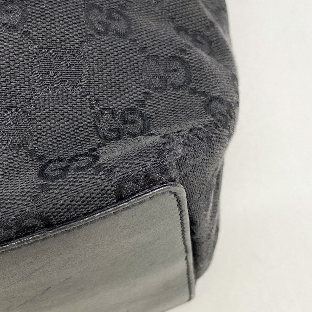 Gucci Tote GG Canvas Black Silver — view 7