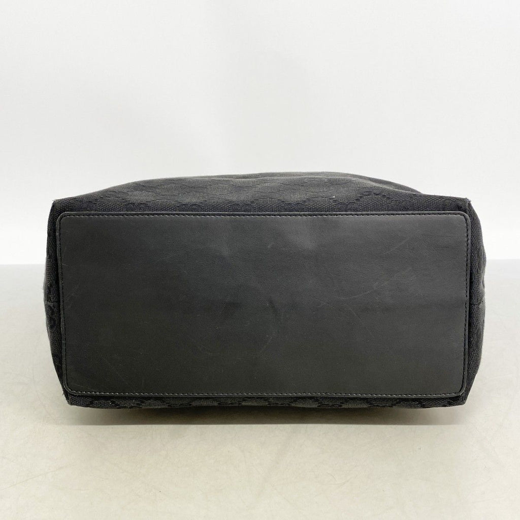 Gucci Tote GG Canvas Black Silver — view 3