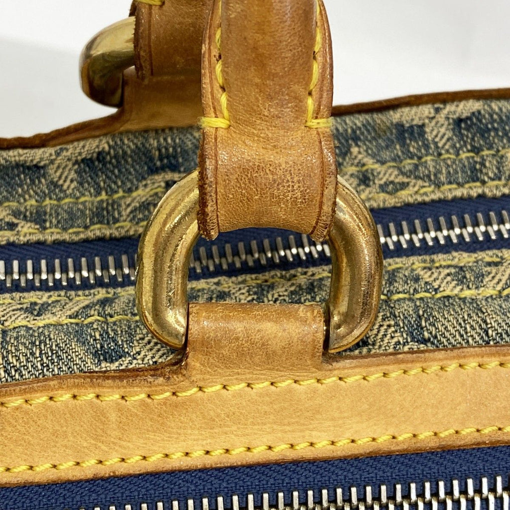 Louis Vuitton Handbag Monogram Denim Neo Speedy Blue — view 8