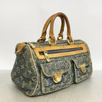 Louis Vuitton Handbag Monogram Denim Neo Speedy Blue — view 2