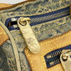 Louis Vuitton Handbag Monogram Denim Neo Speedy Blue — view 7