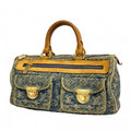 Louis Vuitton Handbag Monogram Denim Neo Speedy Blue