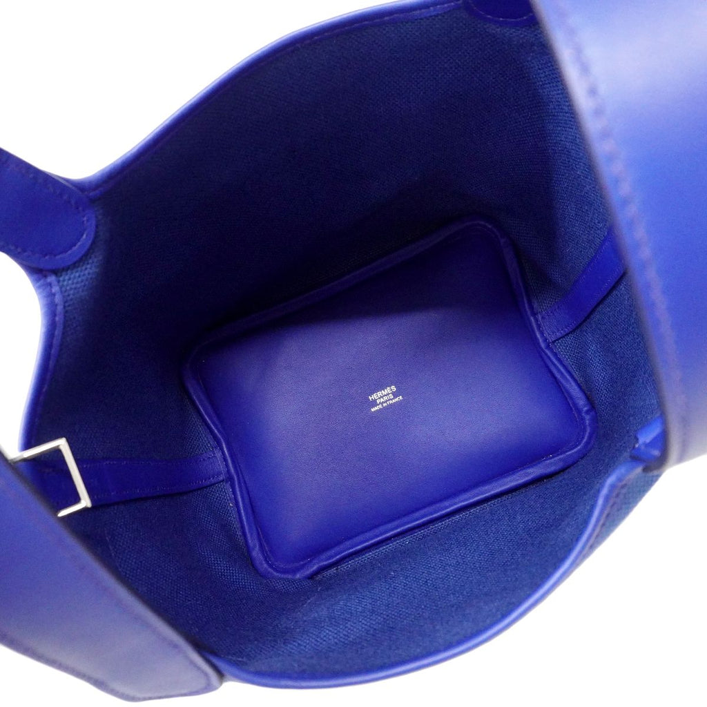 Hermes Handbag Picotin Lock PM Cargo Toilego Elan Blue Royal Silver — view 4