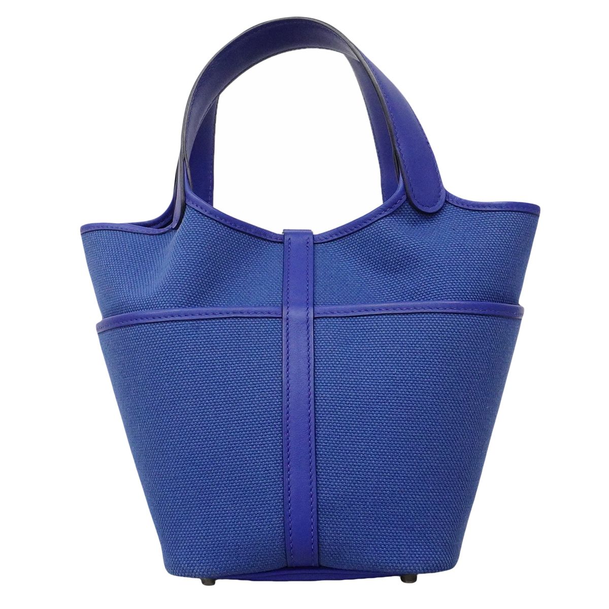 Hermes Handbag Picotin Lock PM Cargo Toilego Elan Blue Royal Silver — view 8