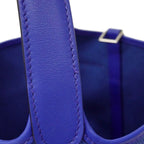 Hermes Handbag Picotin Lock PM Cargo Toilego Elan Blue Royal Silver — view 6