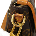 Louis Vuitton Shoulder Bag Monogram Saumur BB Brown 2-Way — view 6
