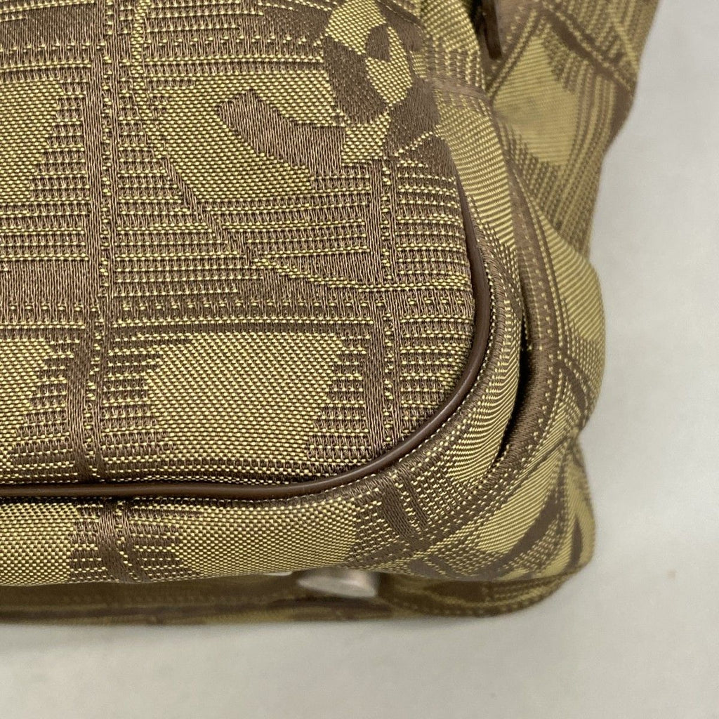 Chanel Handbag New Travel Nylon Khaki Silver 2-Way — view 6