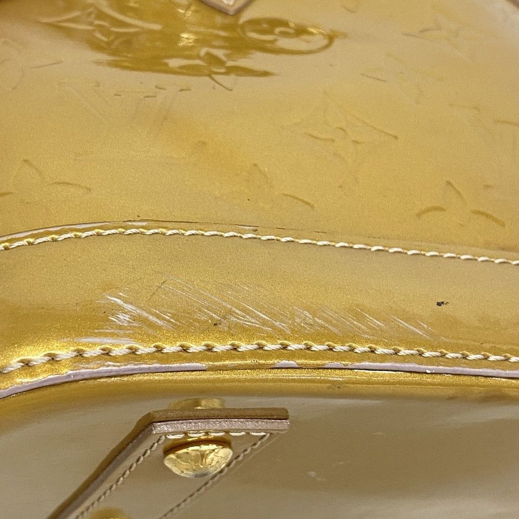Louis Vuitton Handbag Vernis Alma BB Beige Poudre 2-Way — view 6