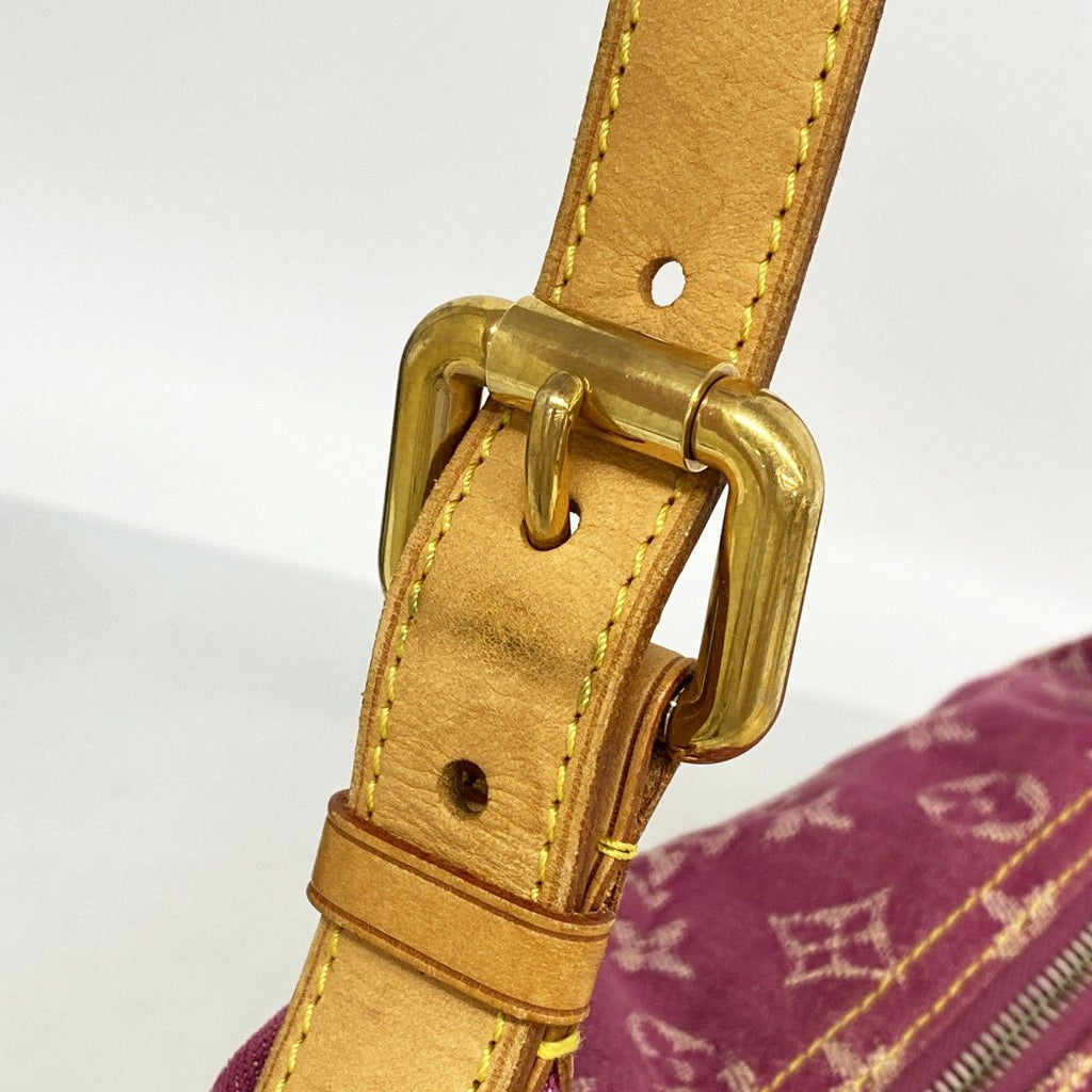 Louis Vuitton Shoulder Bag Monogram Denim PM Fuchsia — view 8