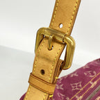 Louis Vuitton Shoulder Bag Monogram Denim PM Fuchsia — view 8