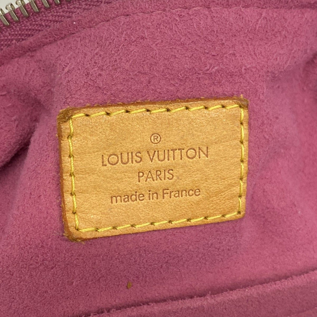 Louis Vuitton Shoulder Bag Monogram Denim PM Fuchsia — view 5