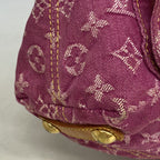 Louis Vuitton Shoulder Bag Monogram Denim PM Fuchsia — view 6