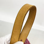 Louis Vuitton Shoulder Bag Monogram Denim PM Fuchsia — view 7