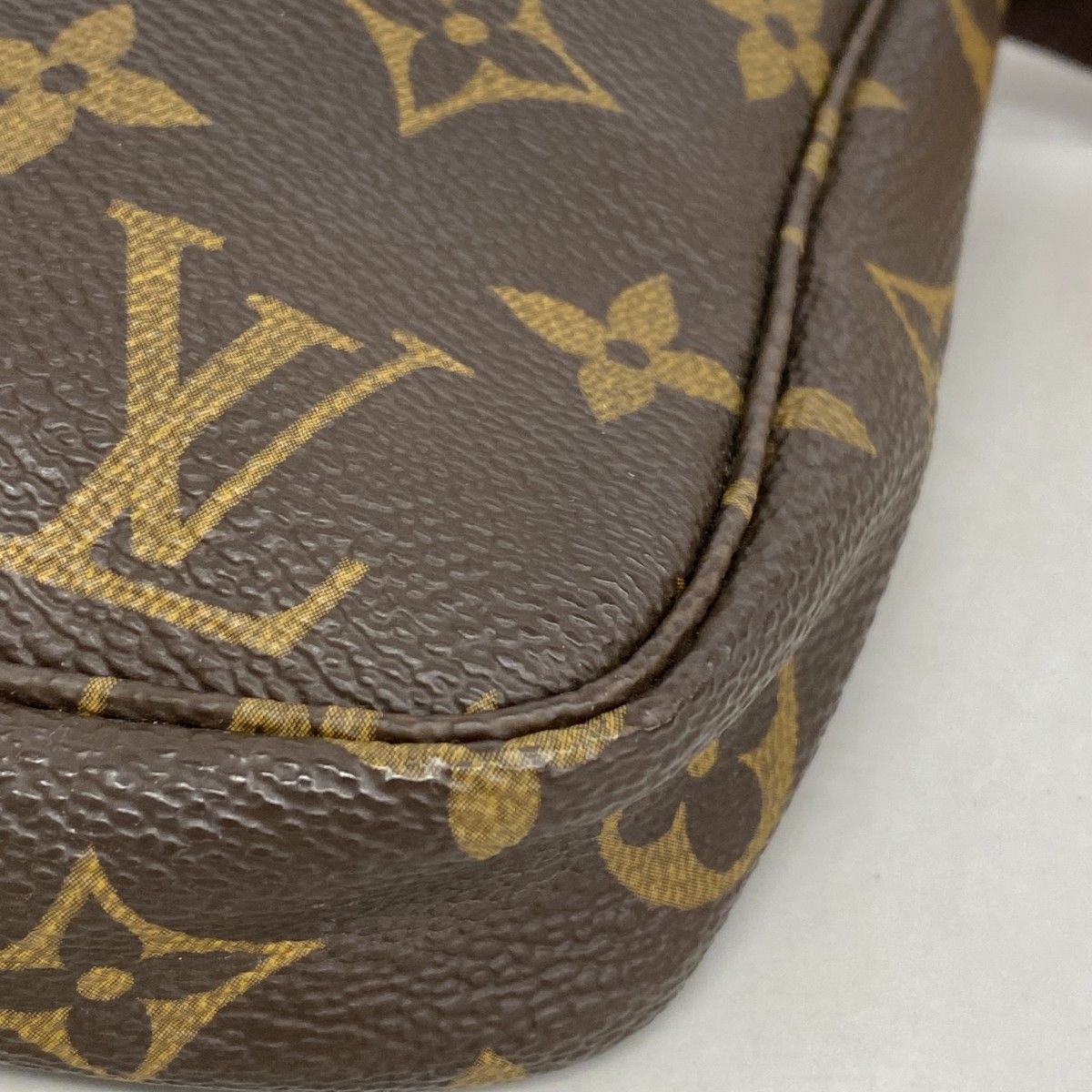 Louis Vuitton Pouch Monogram Pochette Soirle Brown — view 6