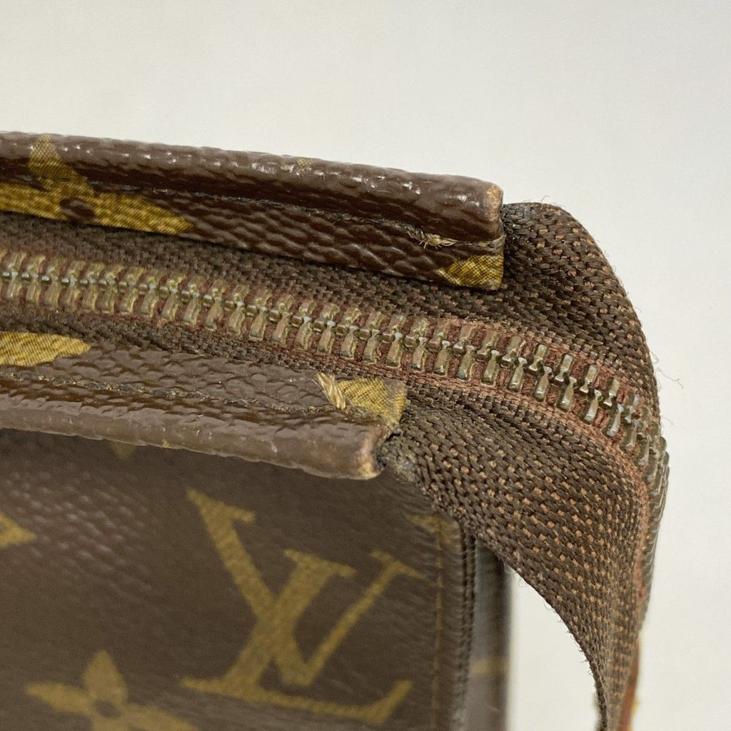 Louis Vuitton Pouch Monogram Pochette Toilet 19 Brown — view 7