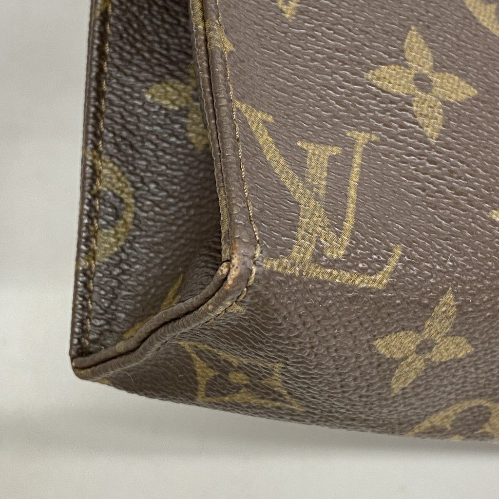 Louis Vuitton Pouch Monogram Pochette Toilet 19 Brown — view 6