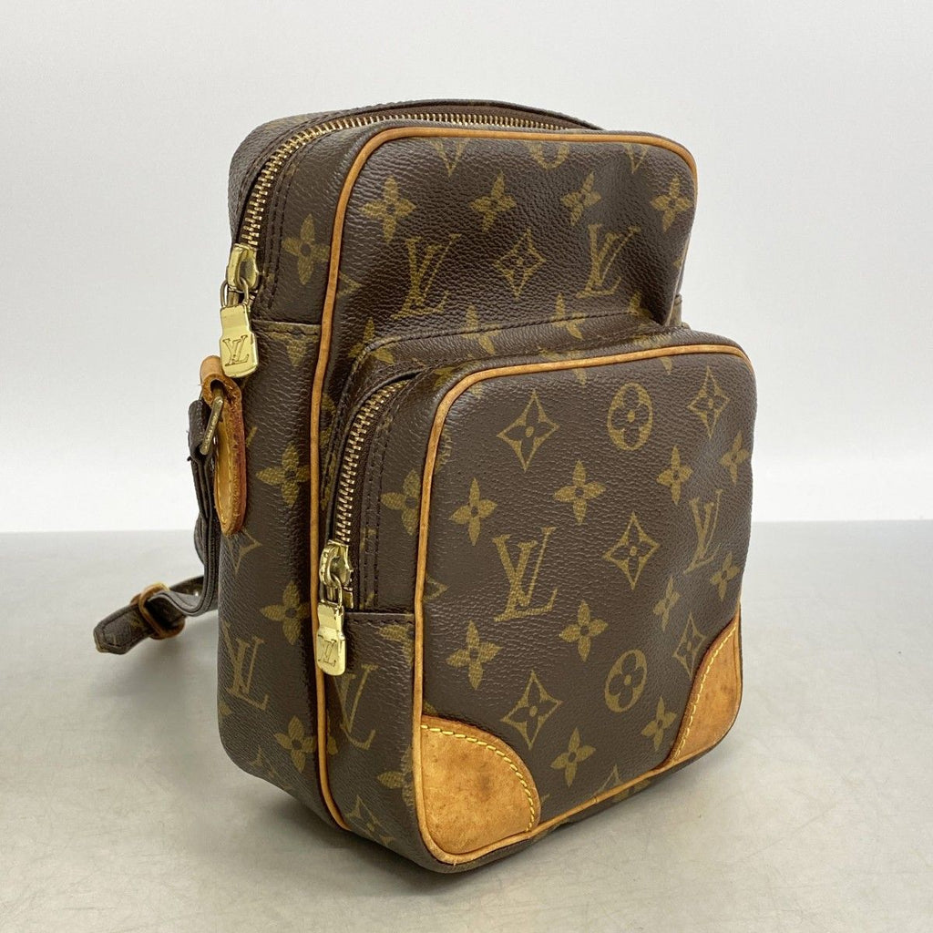 Louis Vuitton Shoulder Bag Monogram Amazon Brown — view 2