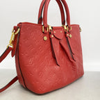 Louis Vuitton Handbag Monogram Empreinte Mazarine PM Cerise 2-Way — view 2
