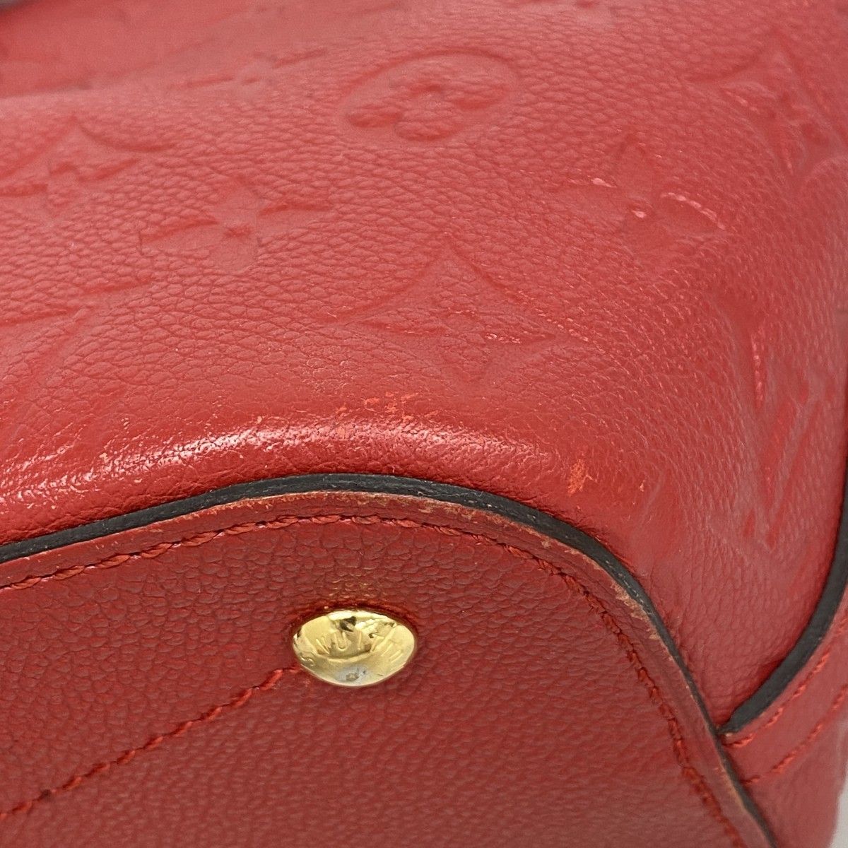Louis Vuitton Handbag Monogram Empreinte Mazarine PM Cerise 2-Way — view 6