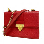 Louis Vuitton Shoulder Bag Monogram Empreinte Saint Sulpice PM Cerise