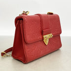 Louis Vuitton Shoulder Bag Monogram Empreinte Saint Sulpice PM Cerise — view 2