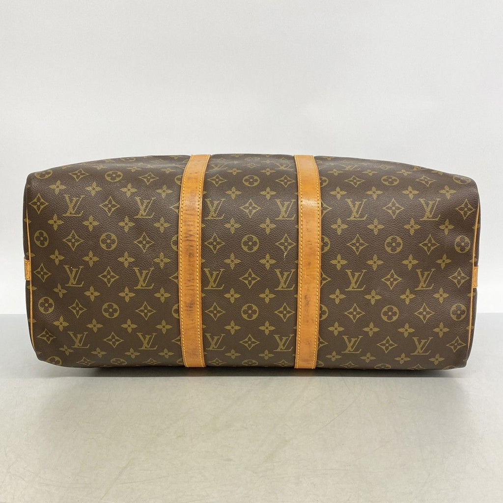 Louis Vuitton Boston Bag Monogram Keepall Bandouliere 50 Brown — view 3