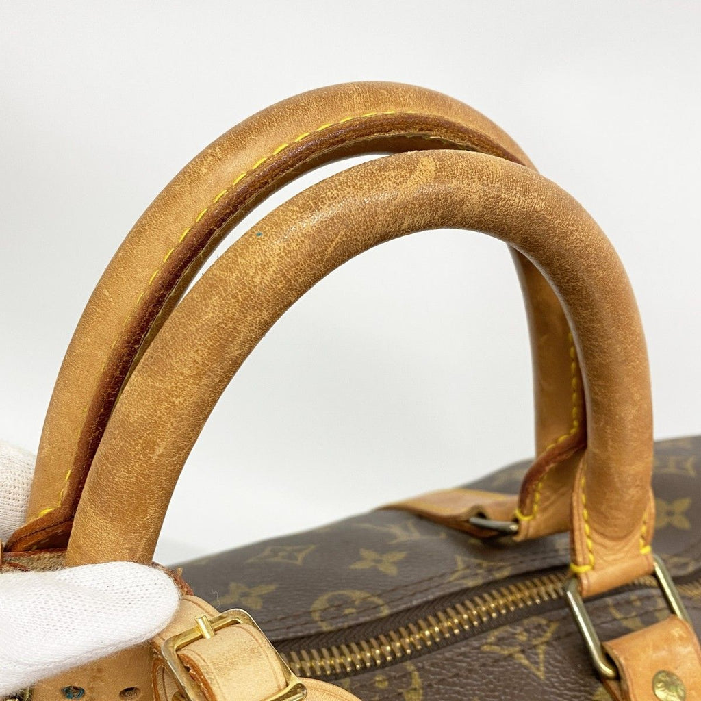 Louis Vuitton Boston Bag Monogram Keepall Bandouliere 50 Brown — view 8