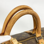 Louis Vuitton Boston Bag Monogram Keepall Bandouliere 50 Brown — view 8