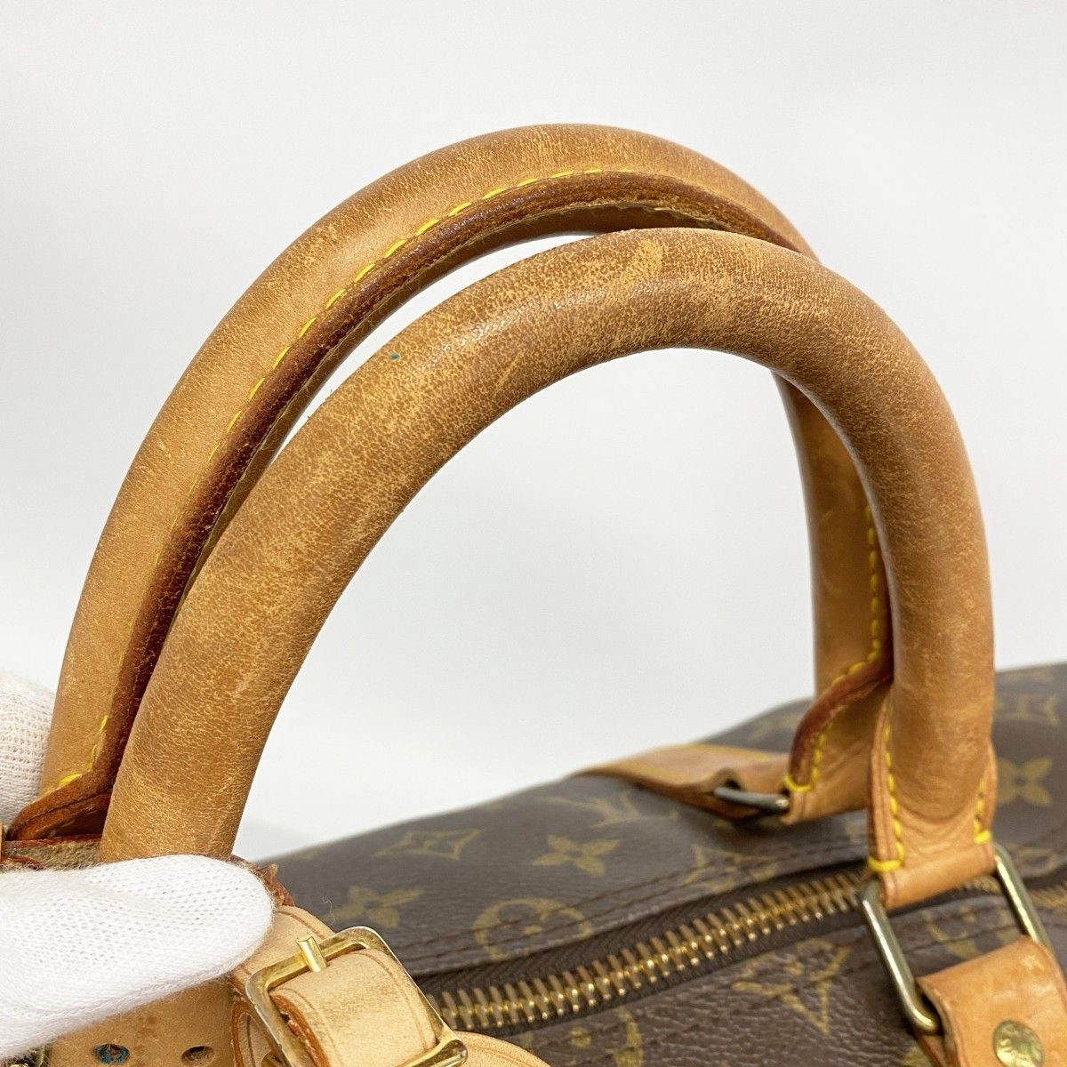 Louis Vuitton Boston Bag Monogram Keepall Bandouliere 50 Brown — view 8