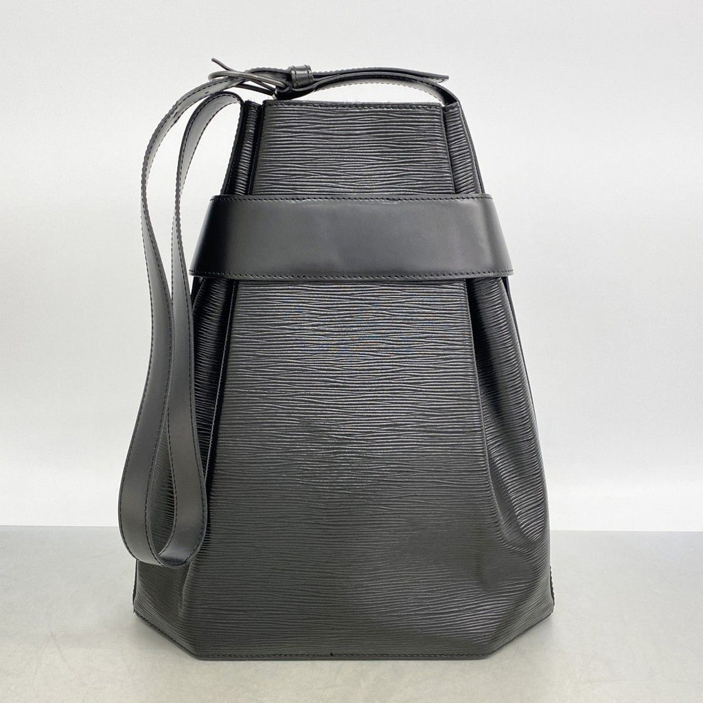 Louis Vuitton Shoulder Bag Epi Sac Depot GM Noir — view 8