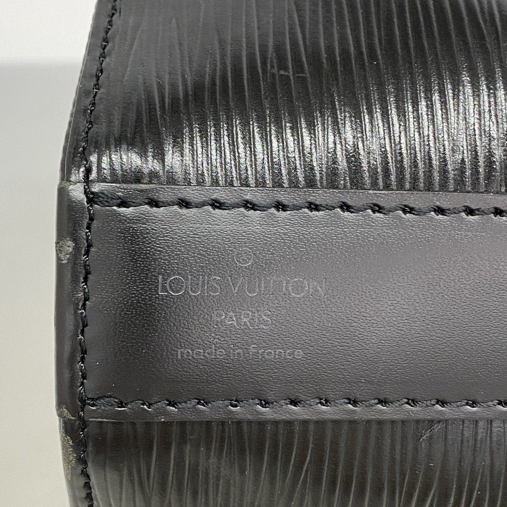 Louis Vuitton Shoulder Bag Epi Sac Depot GM Noir — view 5