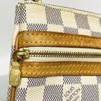 Louis Vuitton Shoulder Bag Damier Azur Pochette Bosphore White — view 7