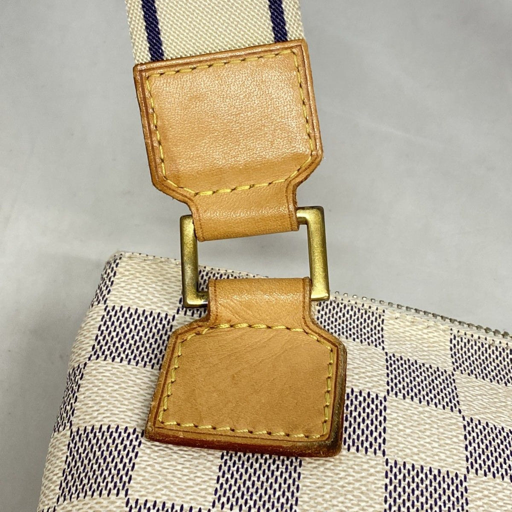 Louis Vuitton Shoulder Bag Damier Azur Pochette Bosphore White — view 8