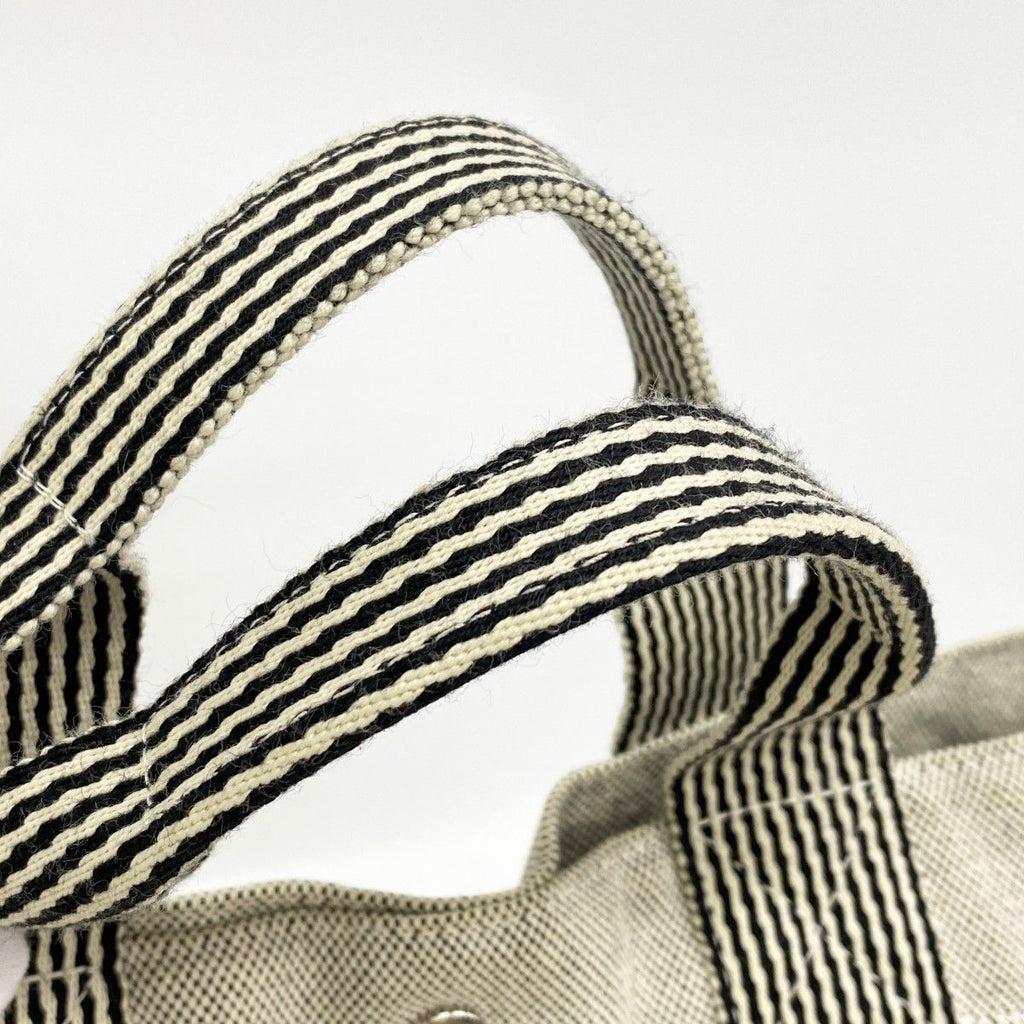 Hermes Tote New Fourre Tout Toile Ash Black Silver — view 7