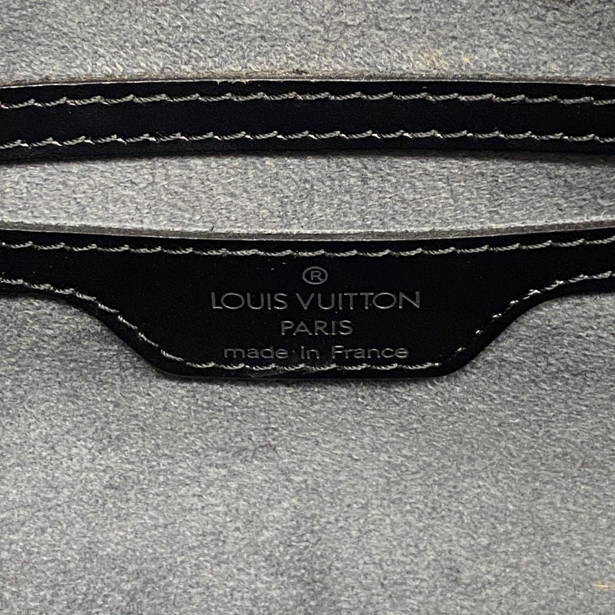 Louis Vuitton Handbag Epi Soufflot Noir — view 5