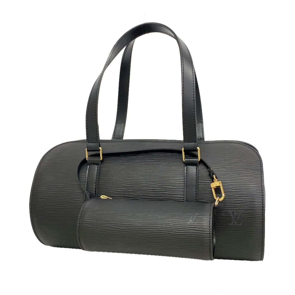 Louis Vuitton Handbag Epi Soufflot Noir