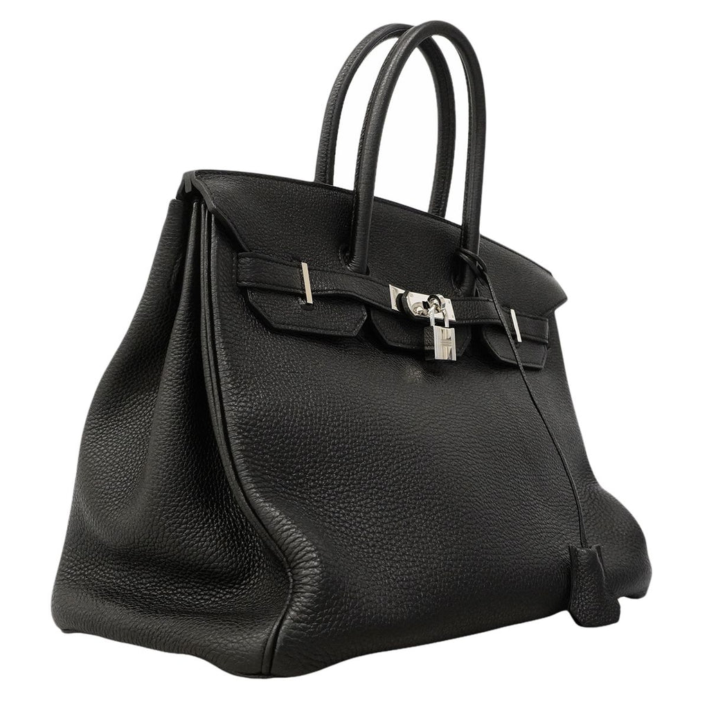 Hermes Handbag Birkin 35 Togo Black Silver — view 2