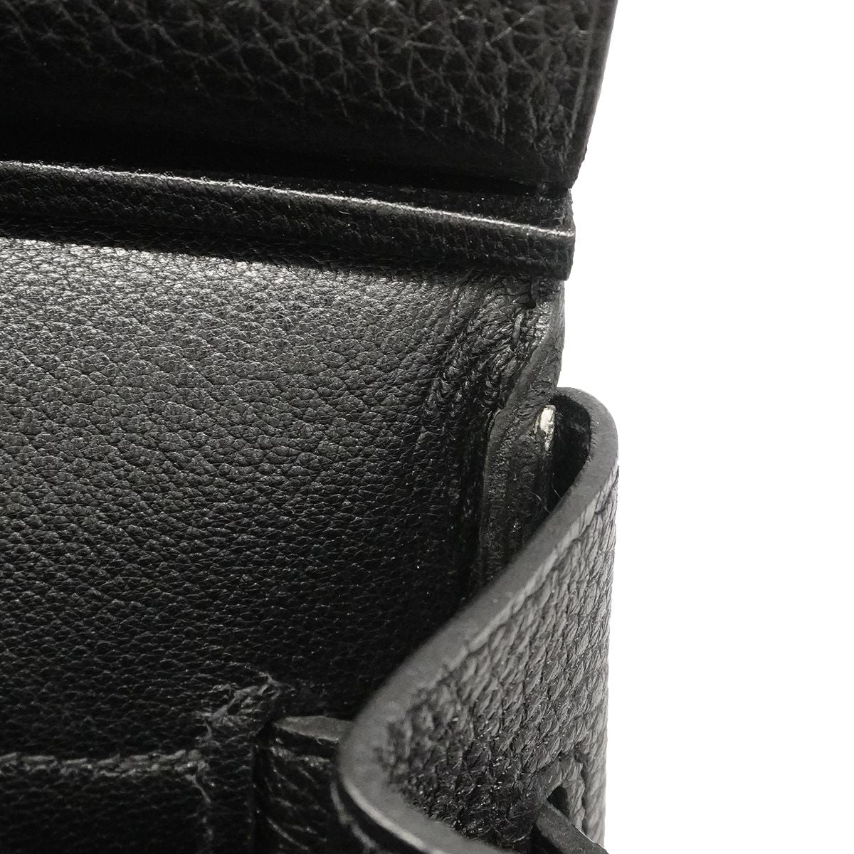 Hermes Handbag Birkin 35 Togo Black Silver — view 7
