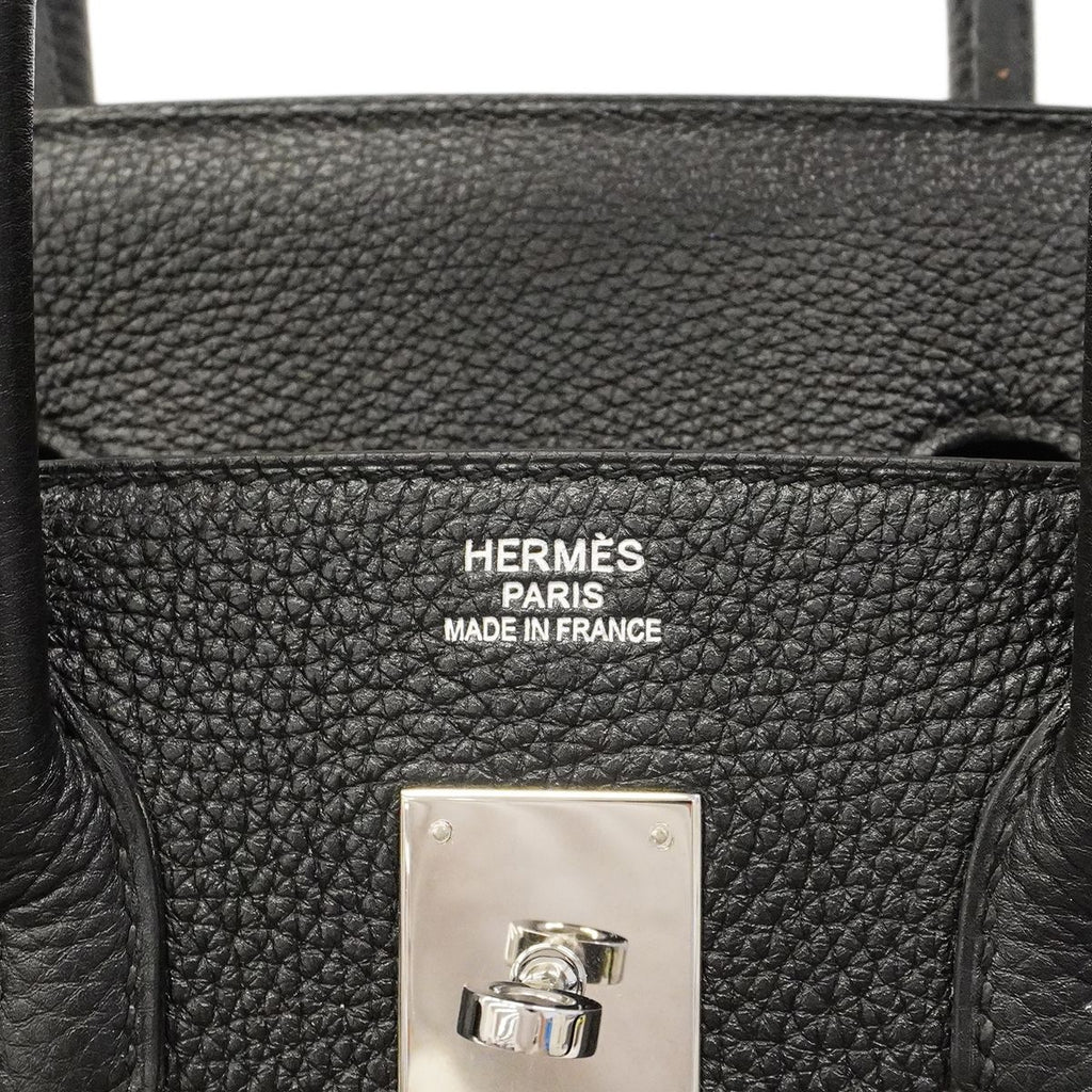 Hermes Handbag Birkin 35 Togo Black Silver — view 5