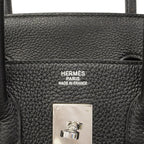 Hermes Handbag Birkin 35 Togo Black Silver — view 5