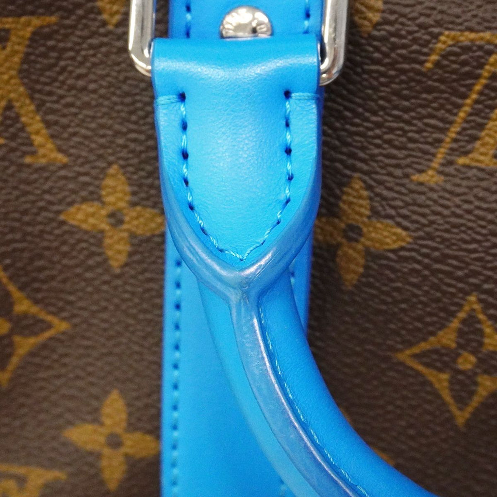 Louis Vuitton Handbag Monogram Keepall Bandouliere 25 Brown Gaston Blue 2-Way — view 6