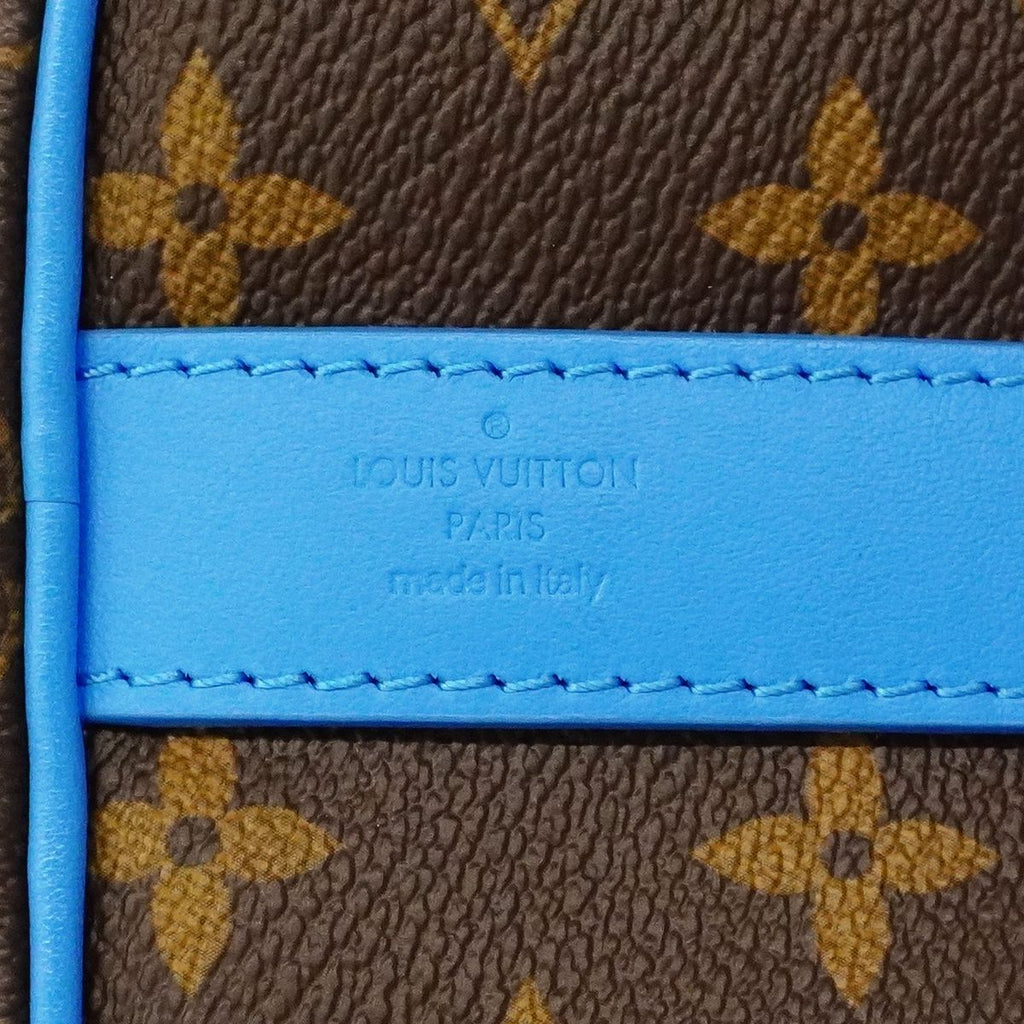 Louis Vuitton Handbag Monogram Keepall Bandouliere 25 Brown Gaston Blue 2-Way — view 5
