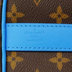Louis Vuitton Handbag Monogram Keepall Bandouliere 25 Brown Gaston Blue 2-Way — view 5