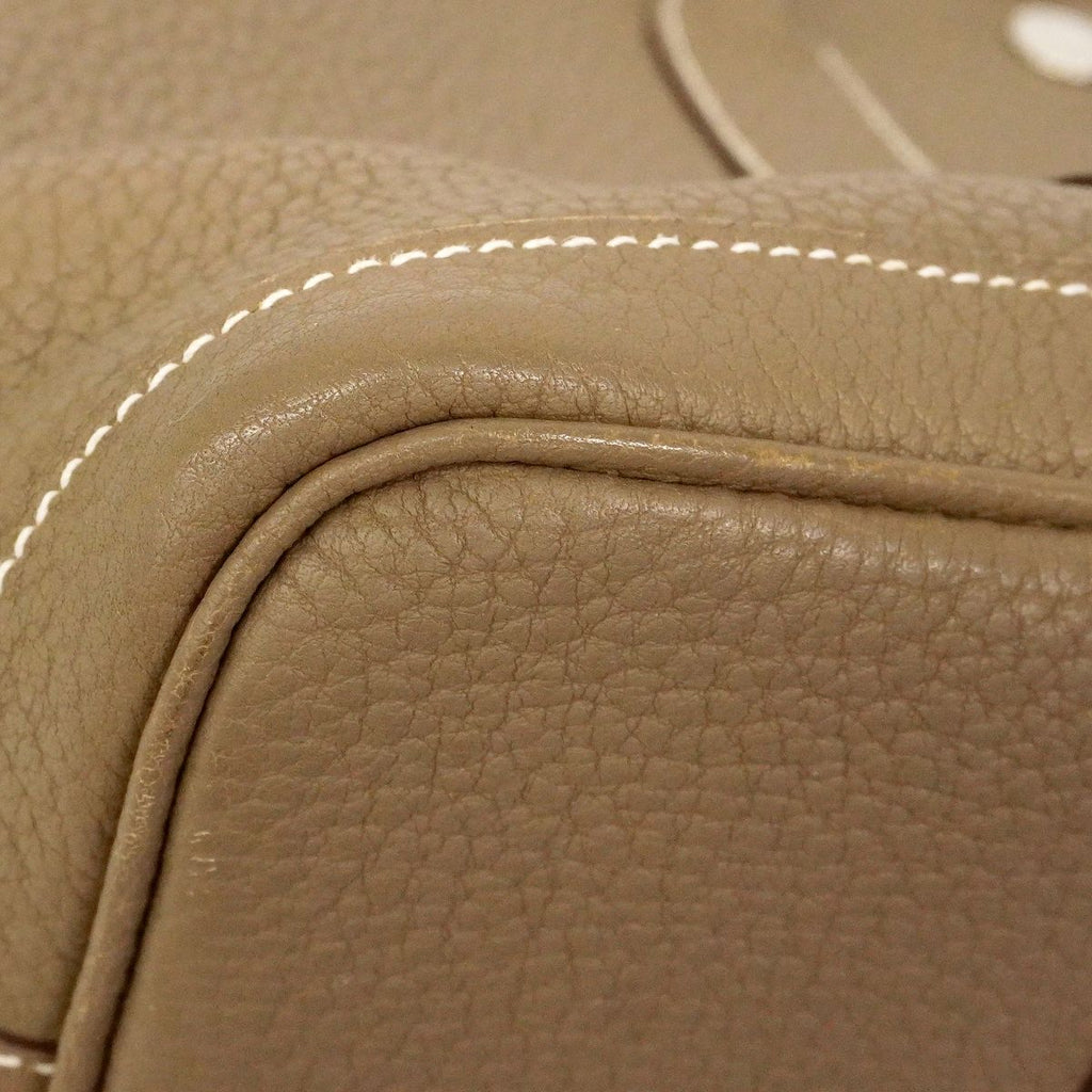 Hermes Tote Garden Party TPM Negonda Etoupe Silver — view 8