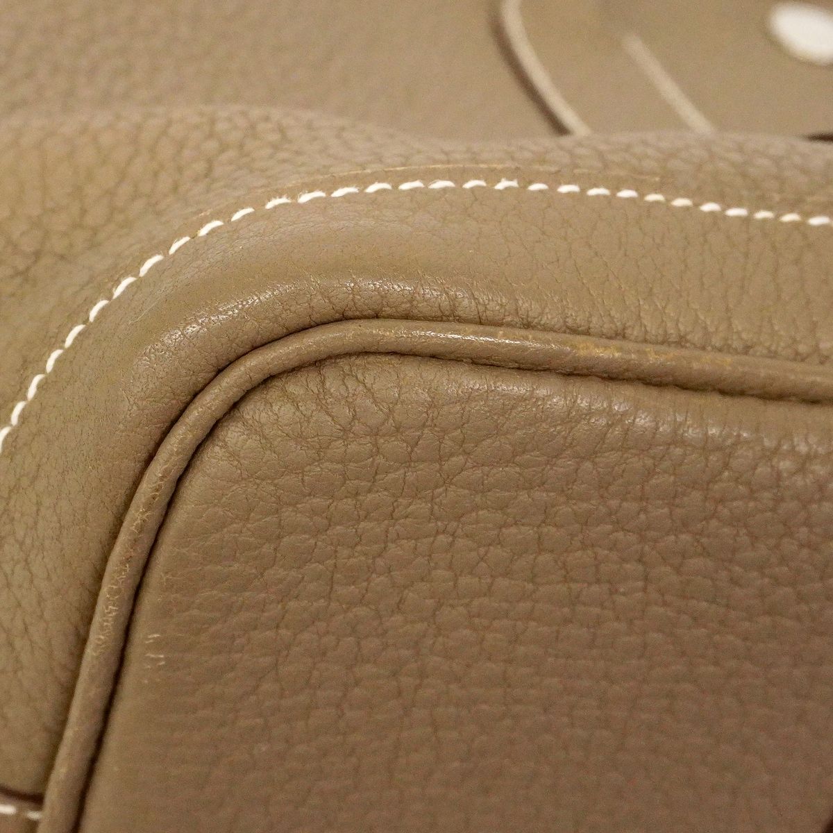 Hermes Tote Garden Party TPM Negonda Etoupe Silver — view 8