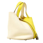 Hermes Handbag Picotin Lock PM Kazak Taurillon Clemence Nata Lime Silver — view 2